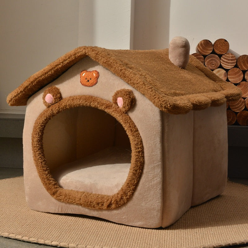 Universelle, warme geschlossene Hundehütte